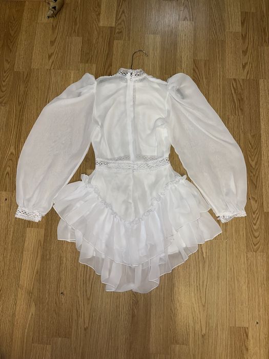 сукня lior, біла, стильна, майже нова, розмір s