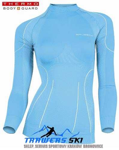 Bluza termoaktywna damska Thermo Brubeck LS01140 rozmiar XL BLUE