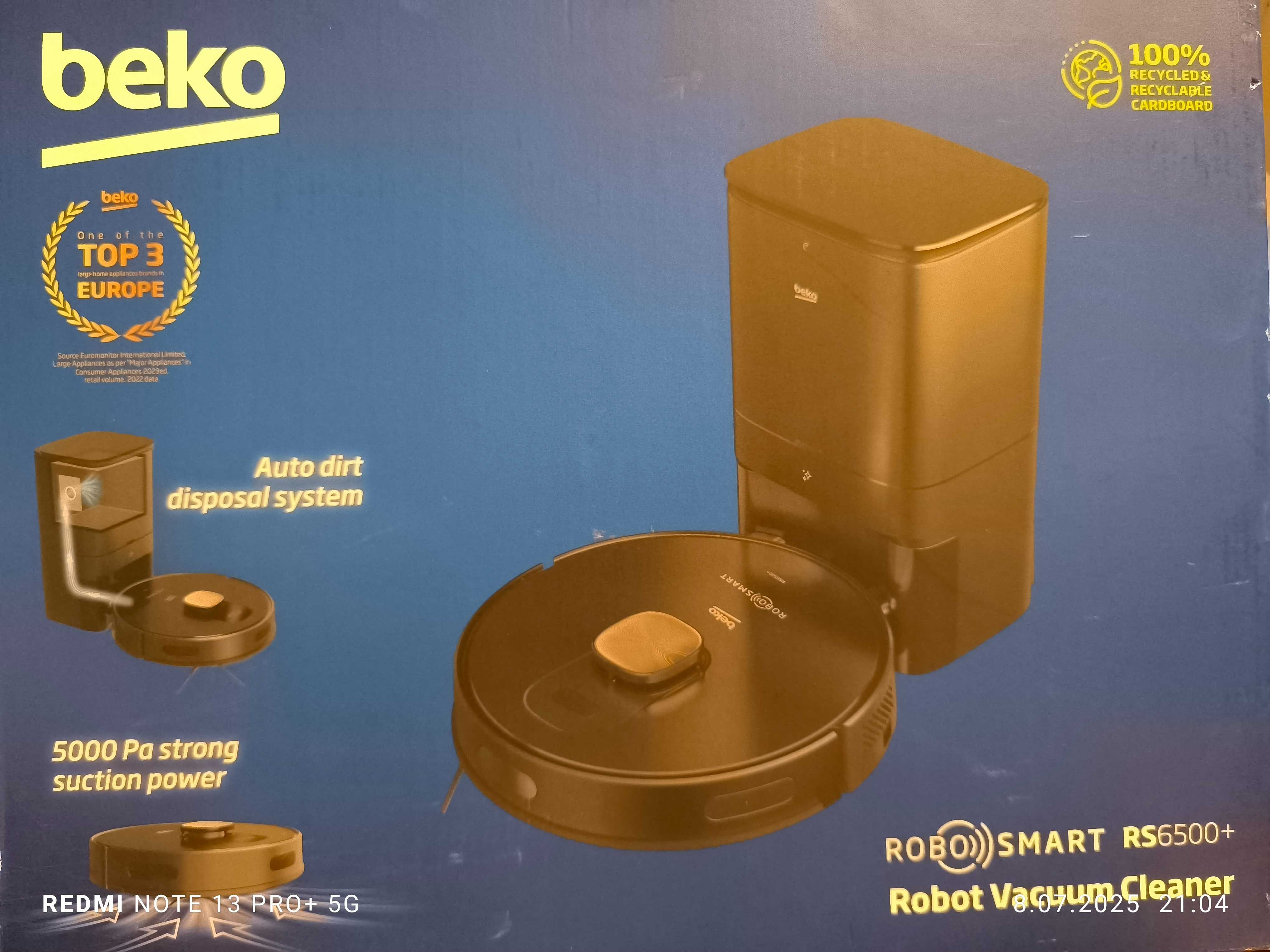 Robot sprzątający Beko 2in1 Robo Smart RS6500+