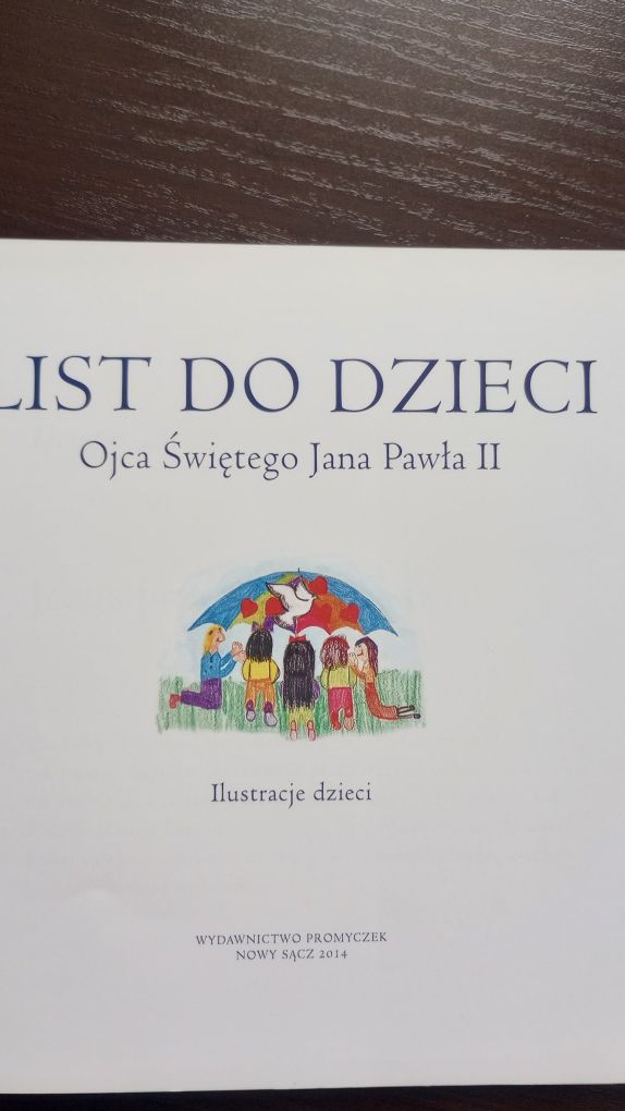 List do dzieci Jana Pawła II książka dla dzieci