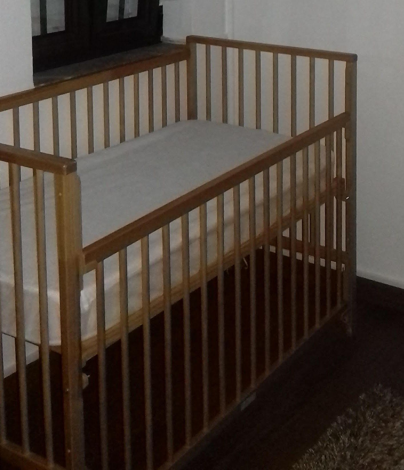 Cama de grade com colchão
