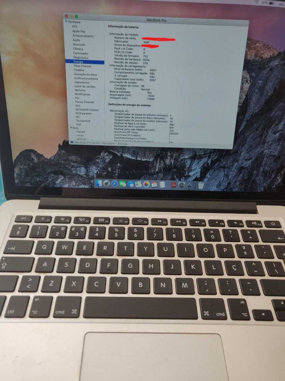 Macbook Pro Retina'13  i5 8GB 128GB SSD