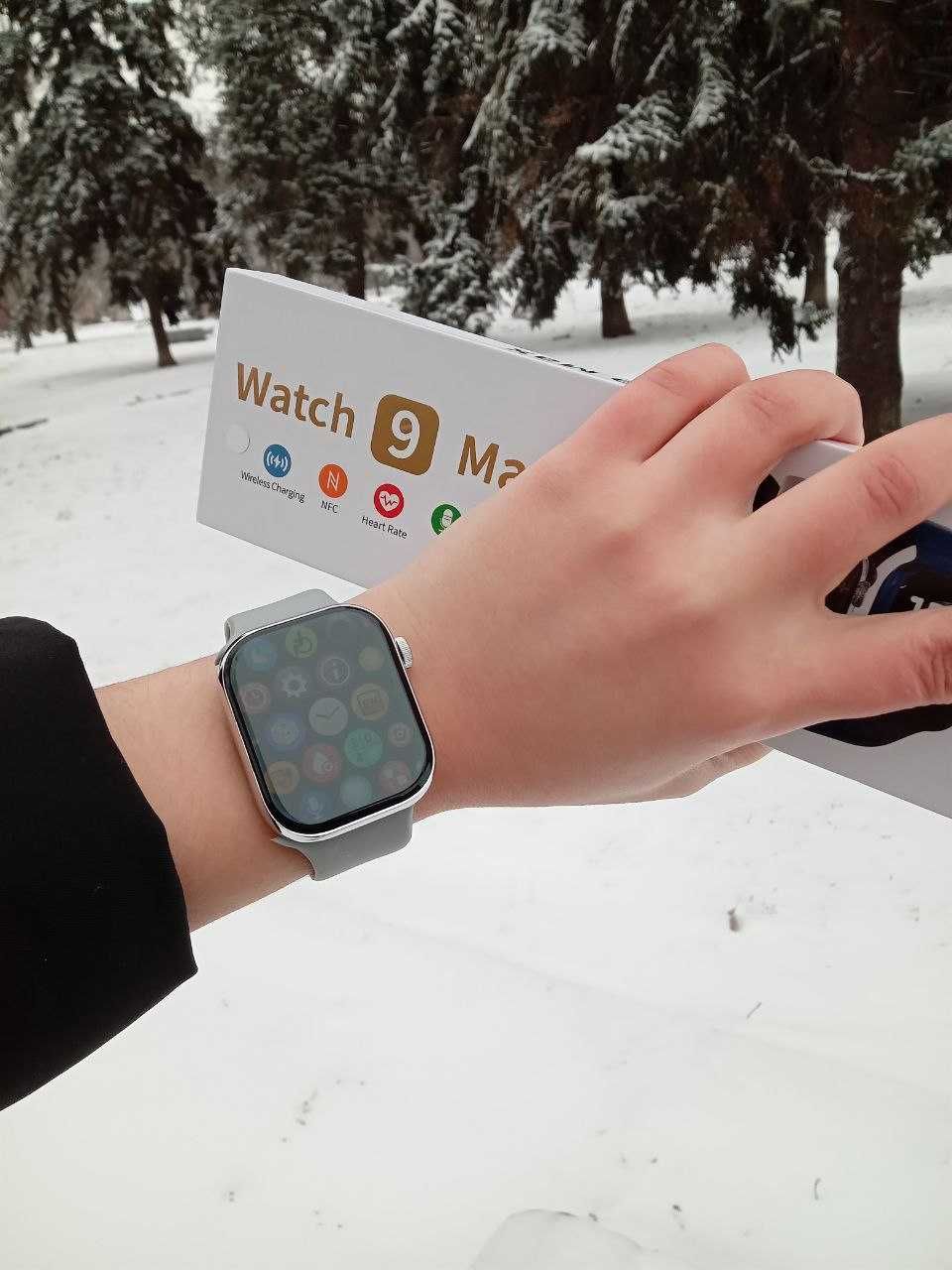 Smart watch s9 max 44 mm Смарт часы с УКРАИНСКИМ МЕНЮ