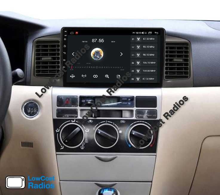 Auto Rádio ANDROID TOYOTA COROLLA (2000 a 2009) | GPS BT USB WIFI