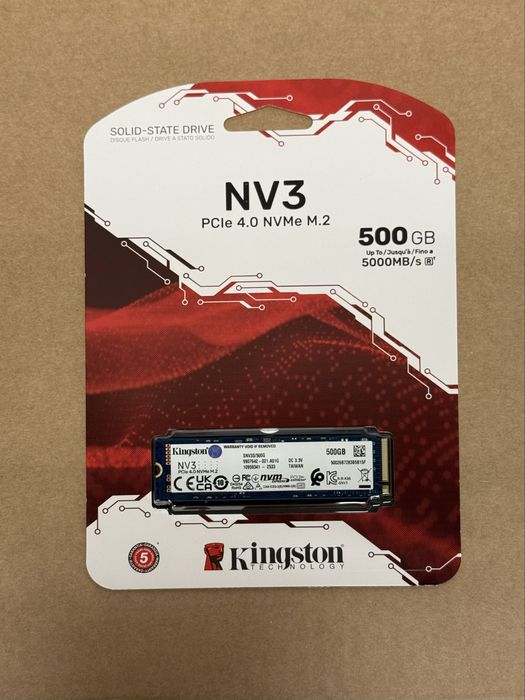 SSD накопичувач Kingston NV3 500 GB NVMe
