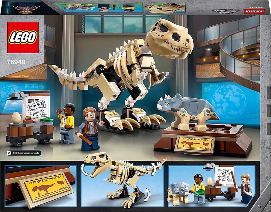 LEGO Jurassic World 76940 - Wystawa skamieniałości tyranozaura