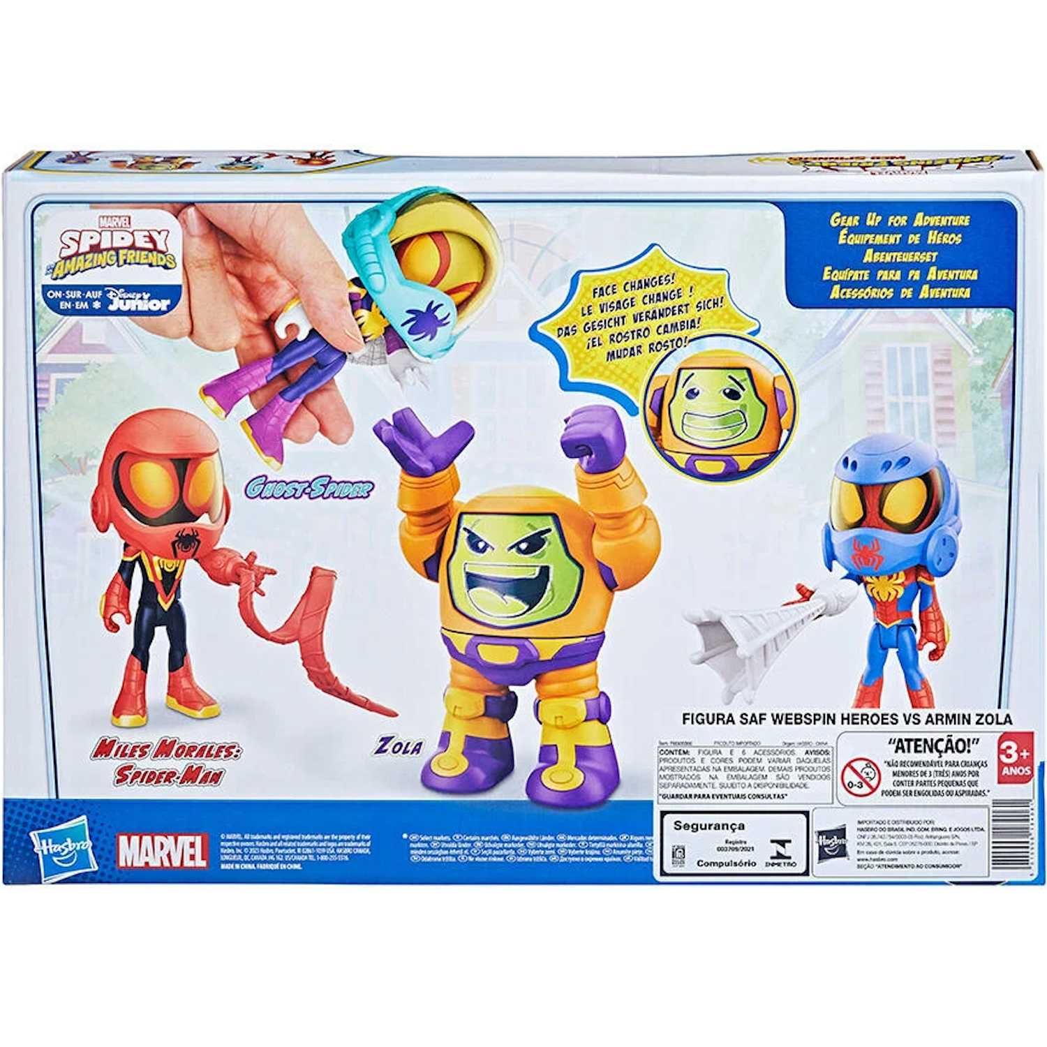Spidey I Super Kumple Web-Spinners Zestaw 4-Pak Gear Up For Adventure
