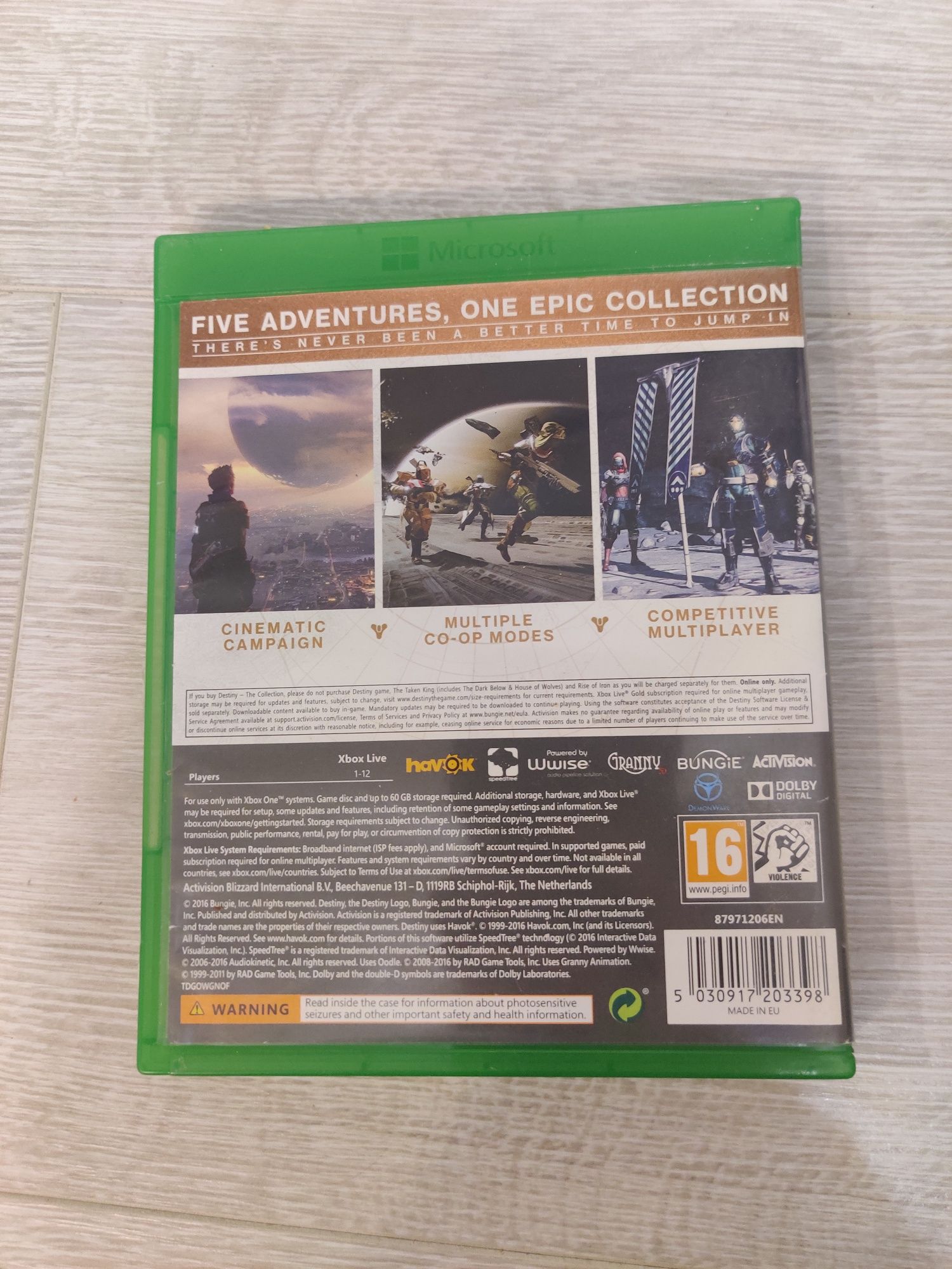 Destiny The Collection gra na Xbox One