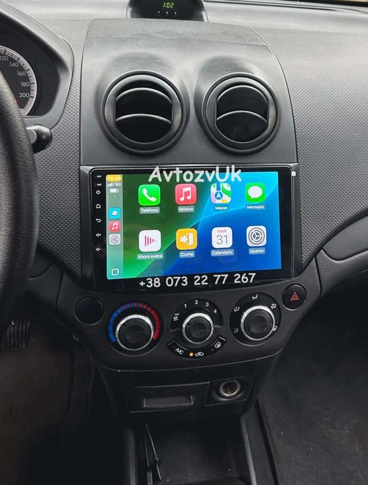 Android AVEO Chevrolet EPICA COBALT RAVON R4 Эпика CarPlay Магнитола
