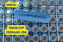 Оригінальний високострумовий акумулятор DMEGC INR18650-25P 2500mAh 20A