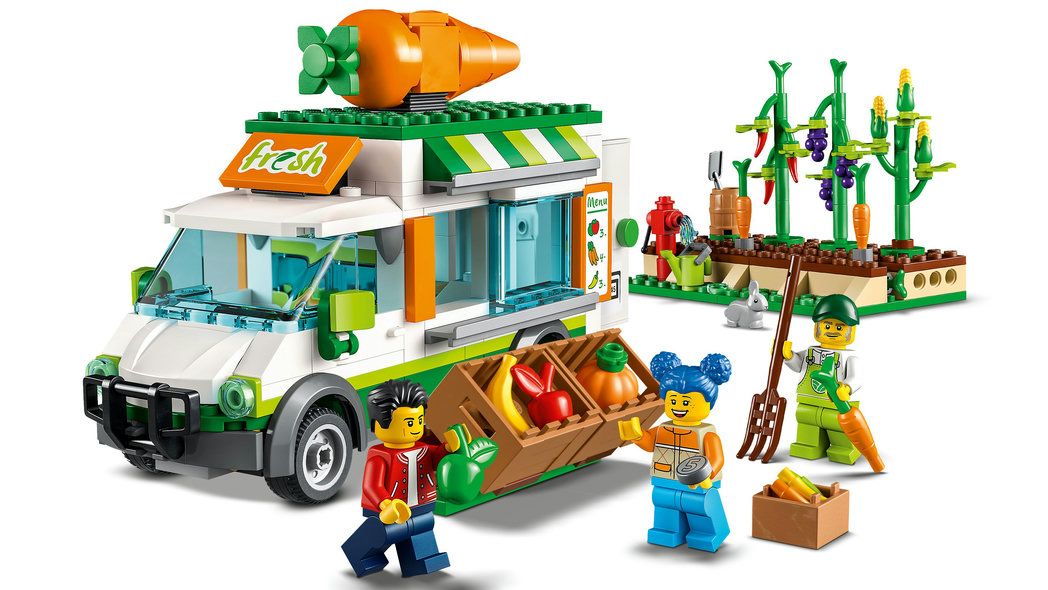 LEGO City 60345  Furgonetka na targu