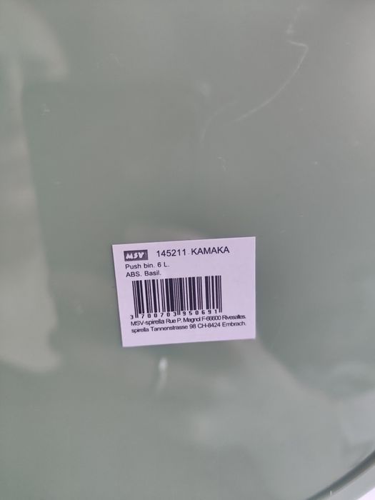 Kosz na śmieci 6L MSV B475