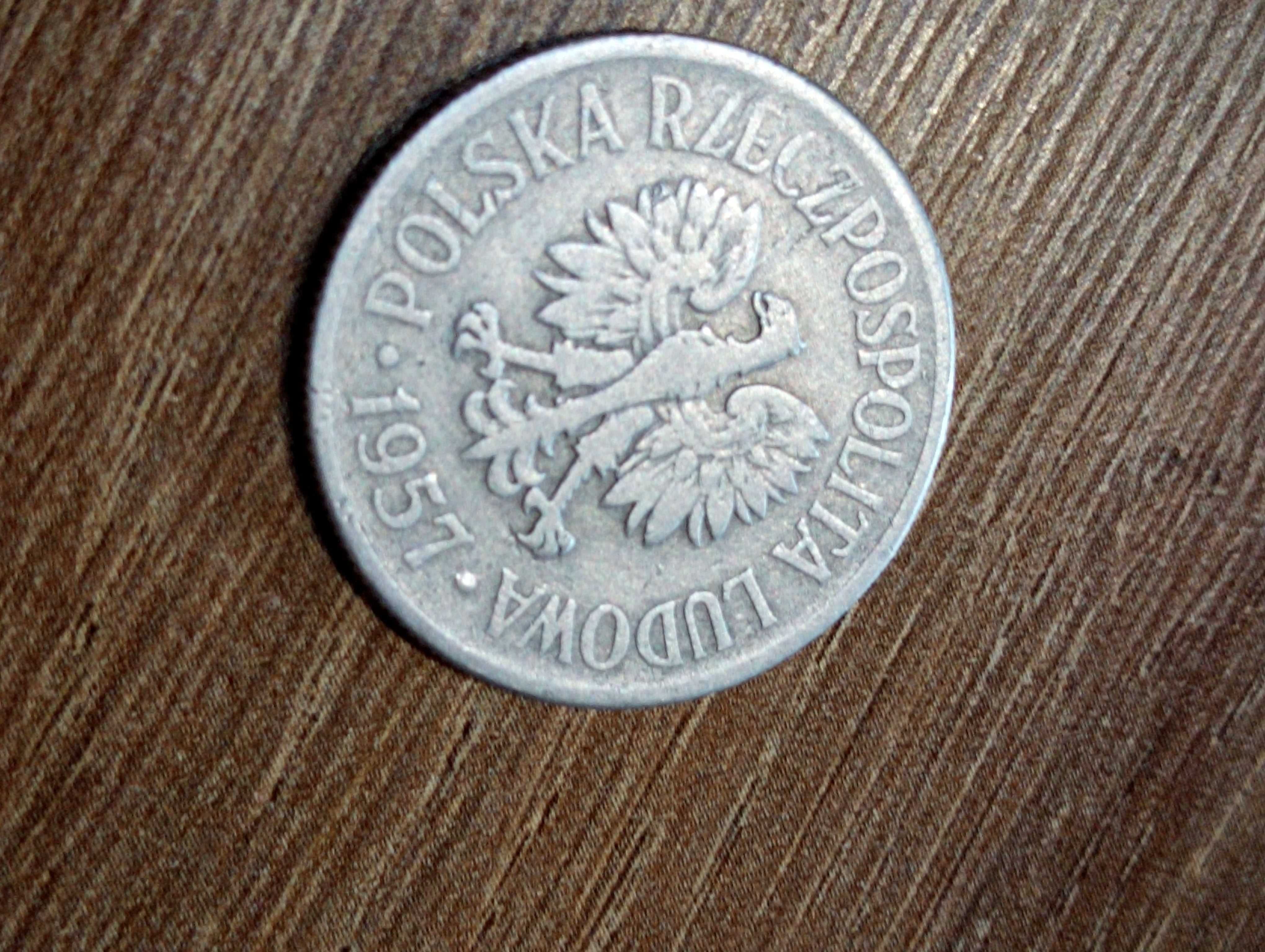 Sprzedam piata monee 50 gr 1957 r bzm