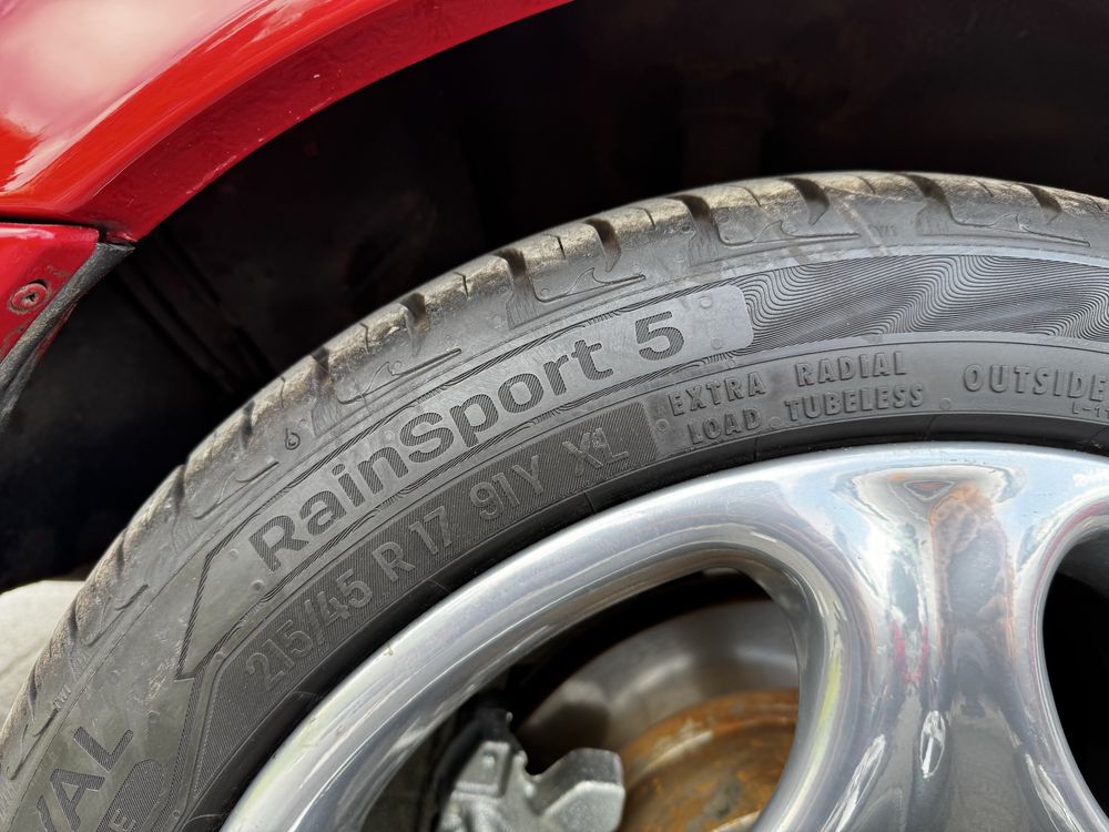 koła Antera TYPE 161, 17” 5x110 + Uniroyal Rainsport 5 215/45/17 2024
