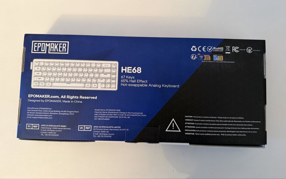Teclado Epomaker HE68