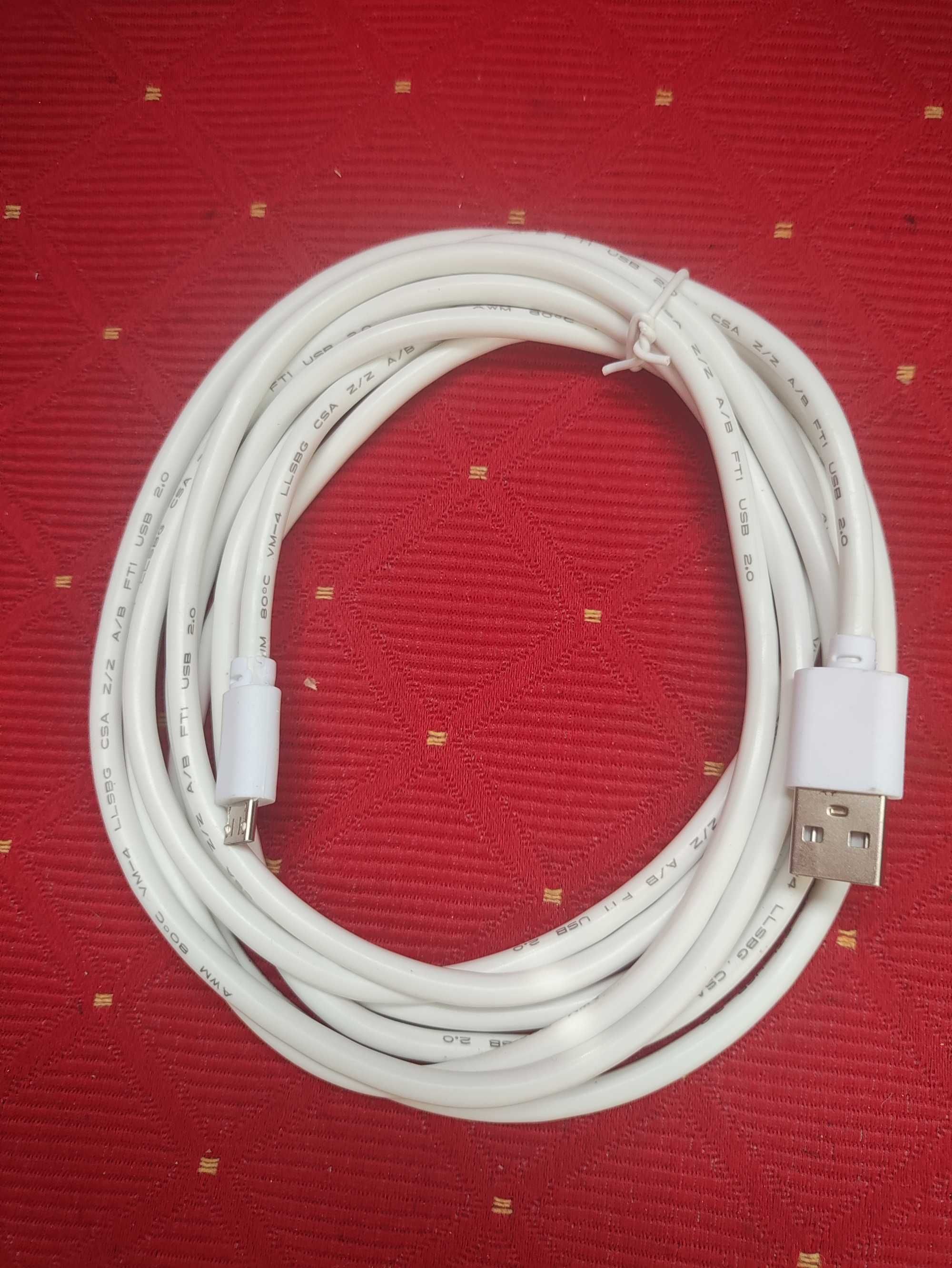 Kabel Micro USB mikro przewód do Telefonu MP3 MP4 pada Playstation 4