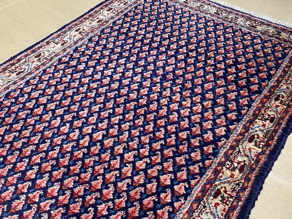 Perski dywan Saraband Mir 162 # 103 Ręcznie tkany wełniany z Iranu