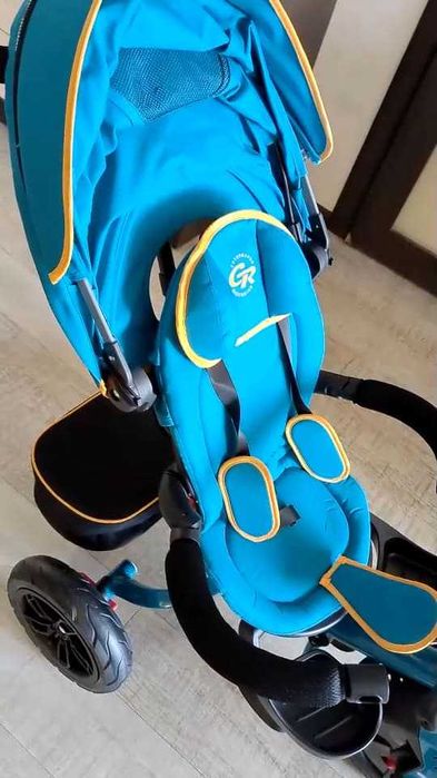 Велосипед дитячий трехколесний самокат коляска санки люлька сидіння бу