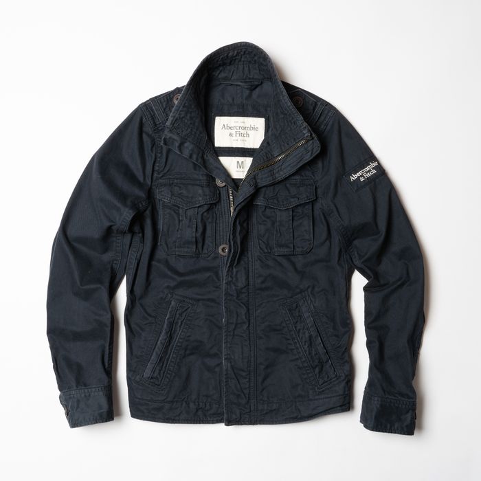 Abercrombie & Fitch Field Utility Casual Jacket Navy [Jmh013145]