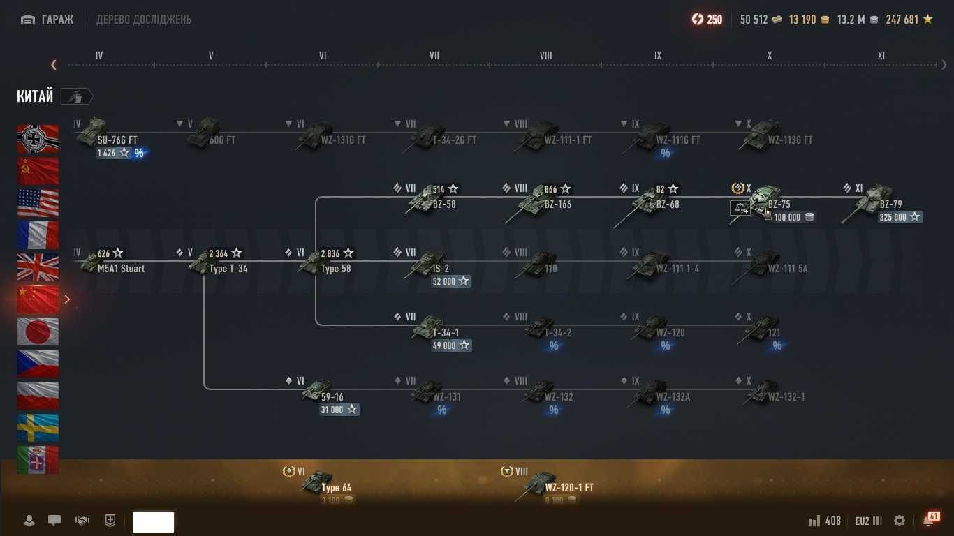 Акаунт World Of Tanks