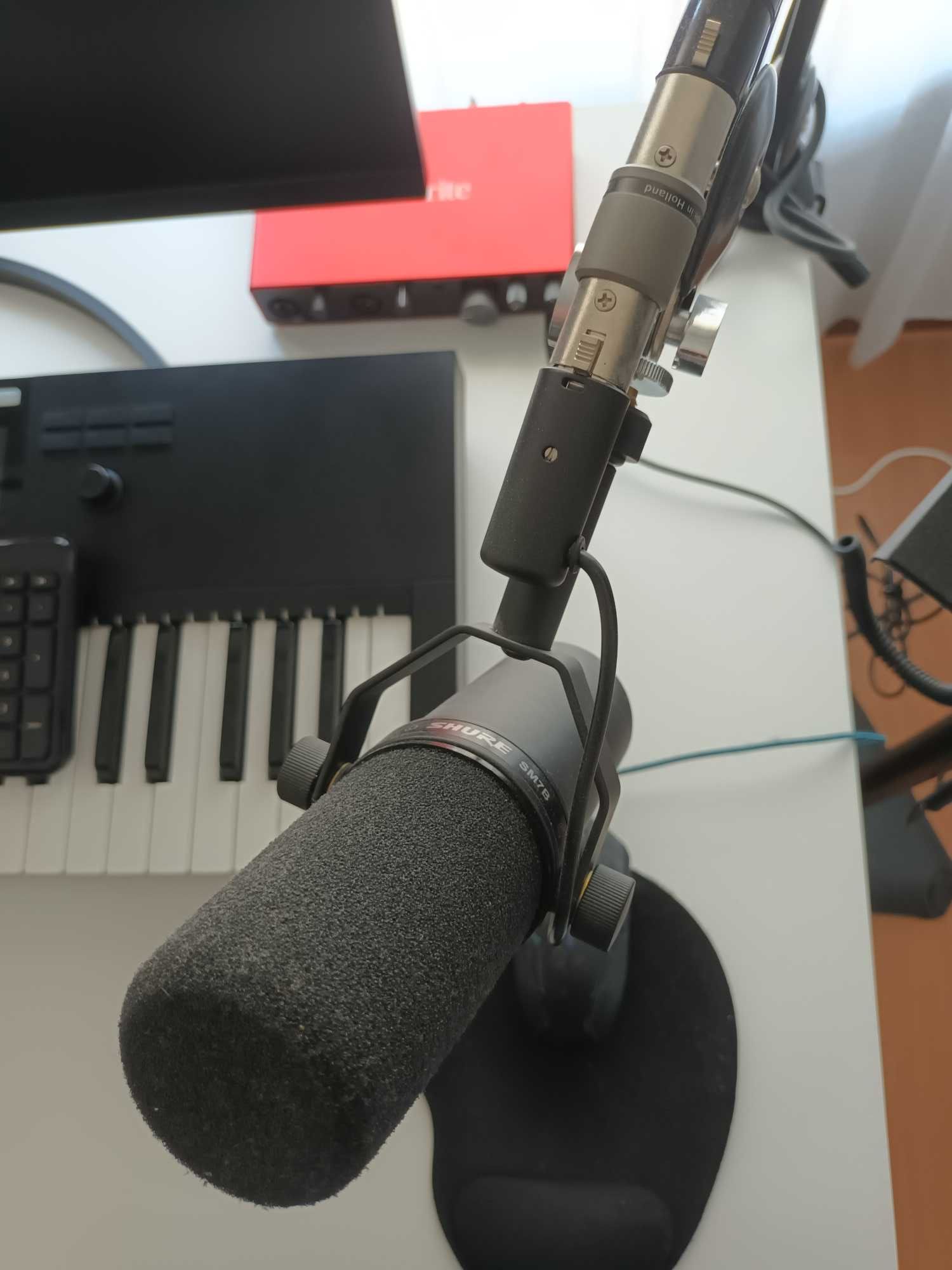 Microfone Shure SM7B + Fethead NOVOS COM GARANTIA
