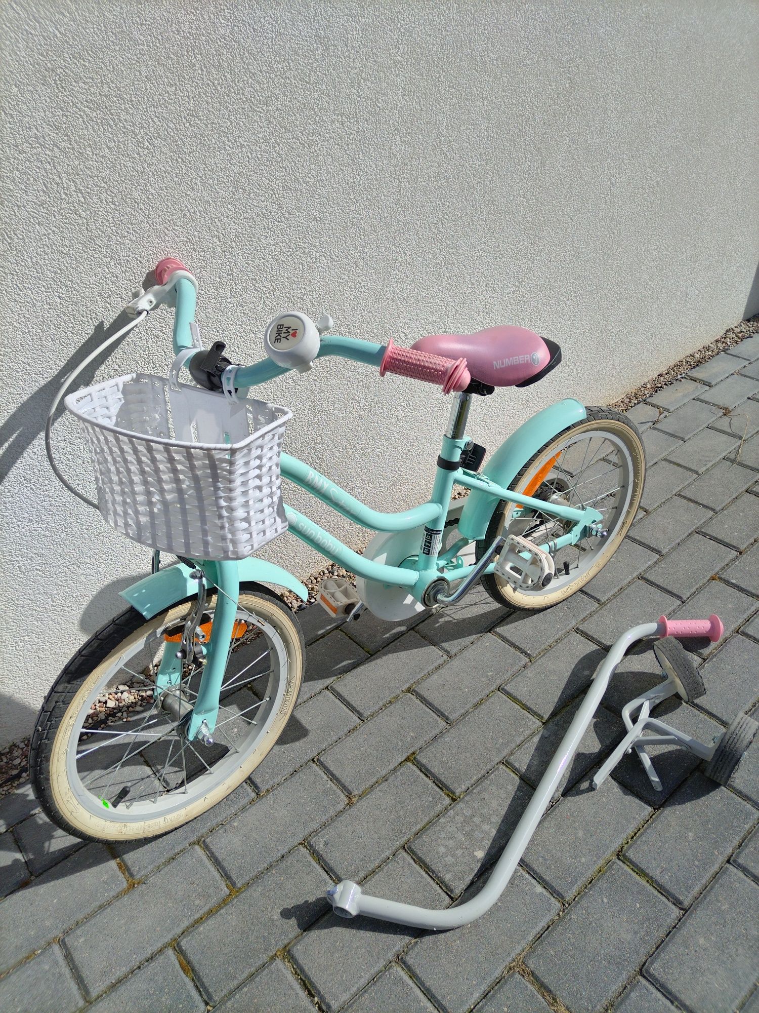 Miętowy rower bmx Sun baby koła 16"