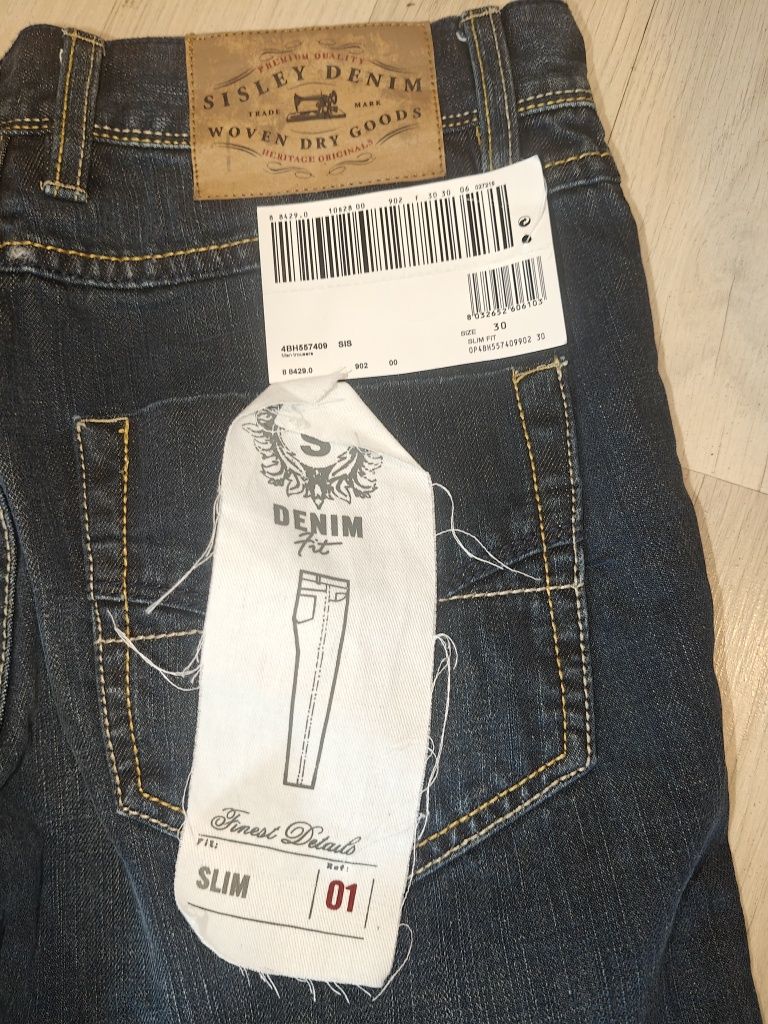 Spodnie Jeansy Sisley 30