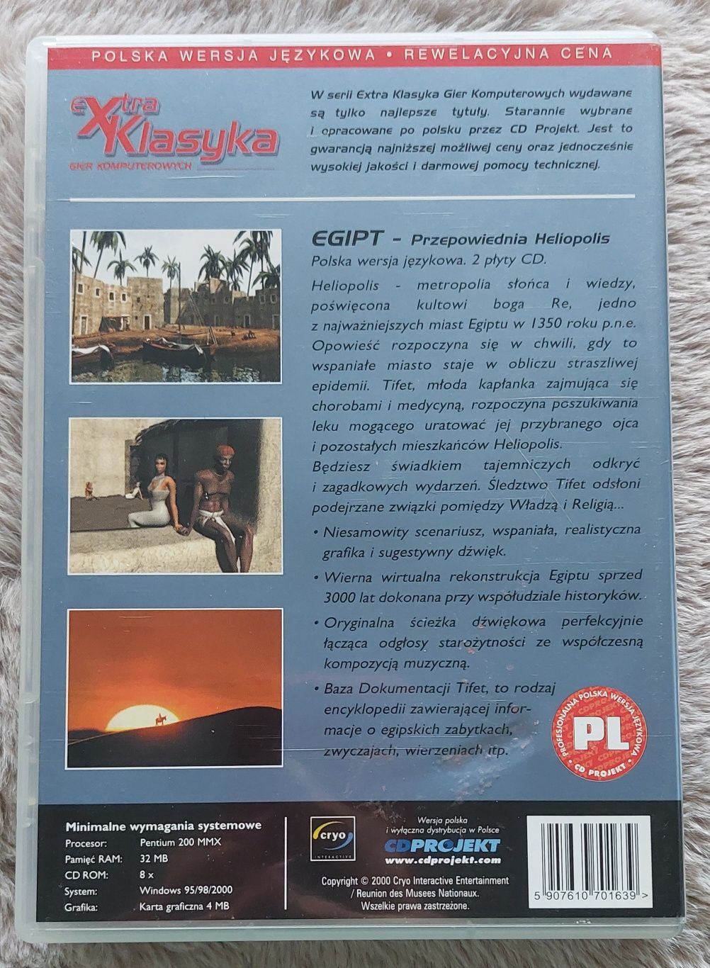 Gra PC DVD-ROM Egipt Przepowiednia Heliopolis