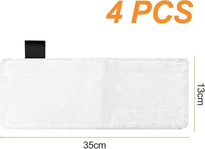 4x WKŁAD Nakładka do mopa parowego KARCHER SC1 SC2 SC3 SC4 SC5 EasyFix