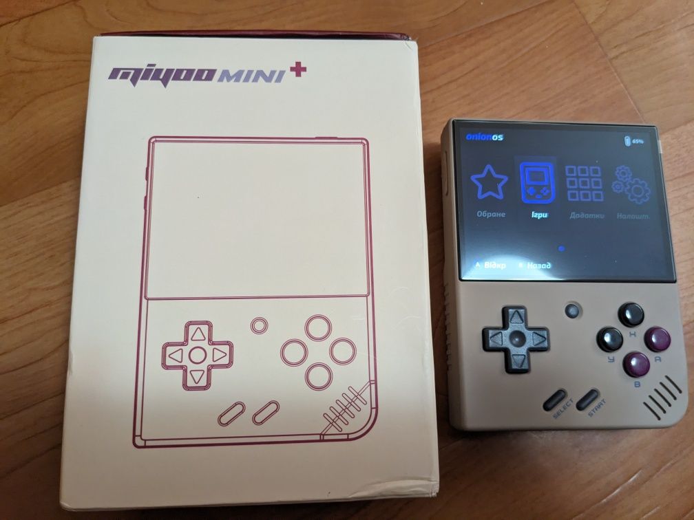 Консоль Miyoo mini plus (Onion OS)