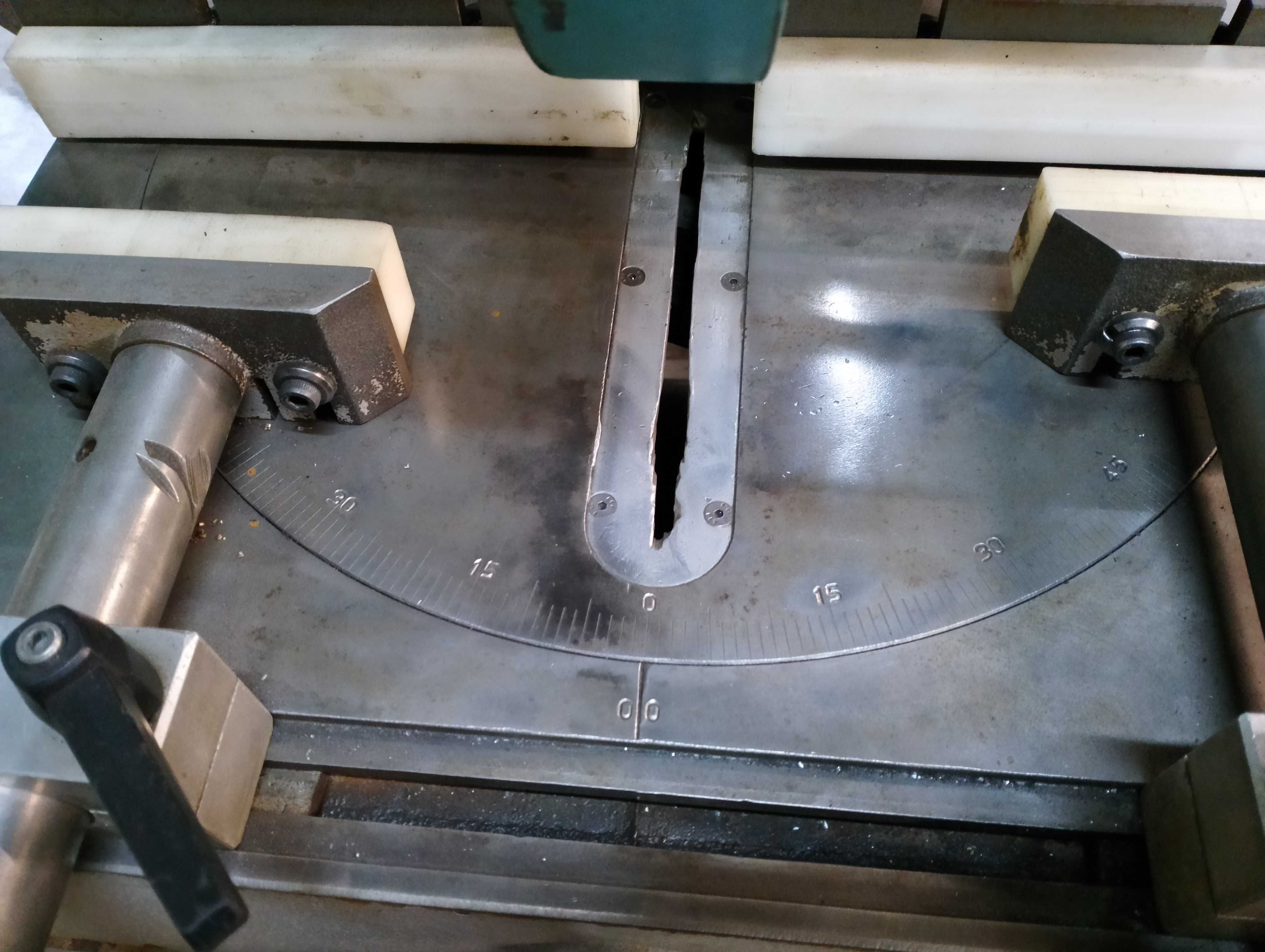 Piła automat do stali drewna aluminium podwójny kąt