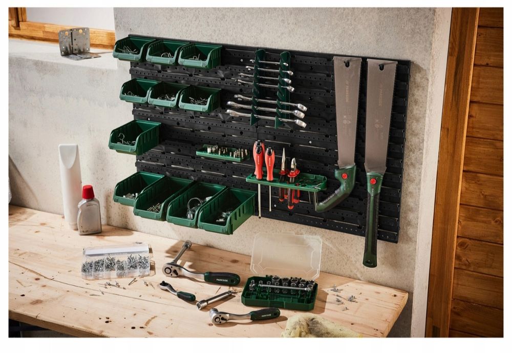 Organizer warsztatowy zestaw do przechowywania PARKSIDE, 43 elementy