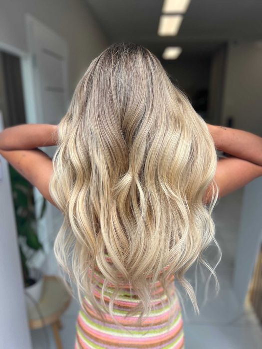 FRYZJER koloryzacje air touch sombre reverse balayage keratyna