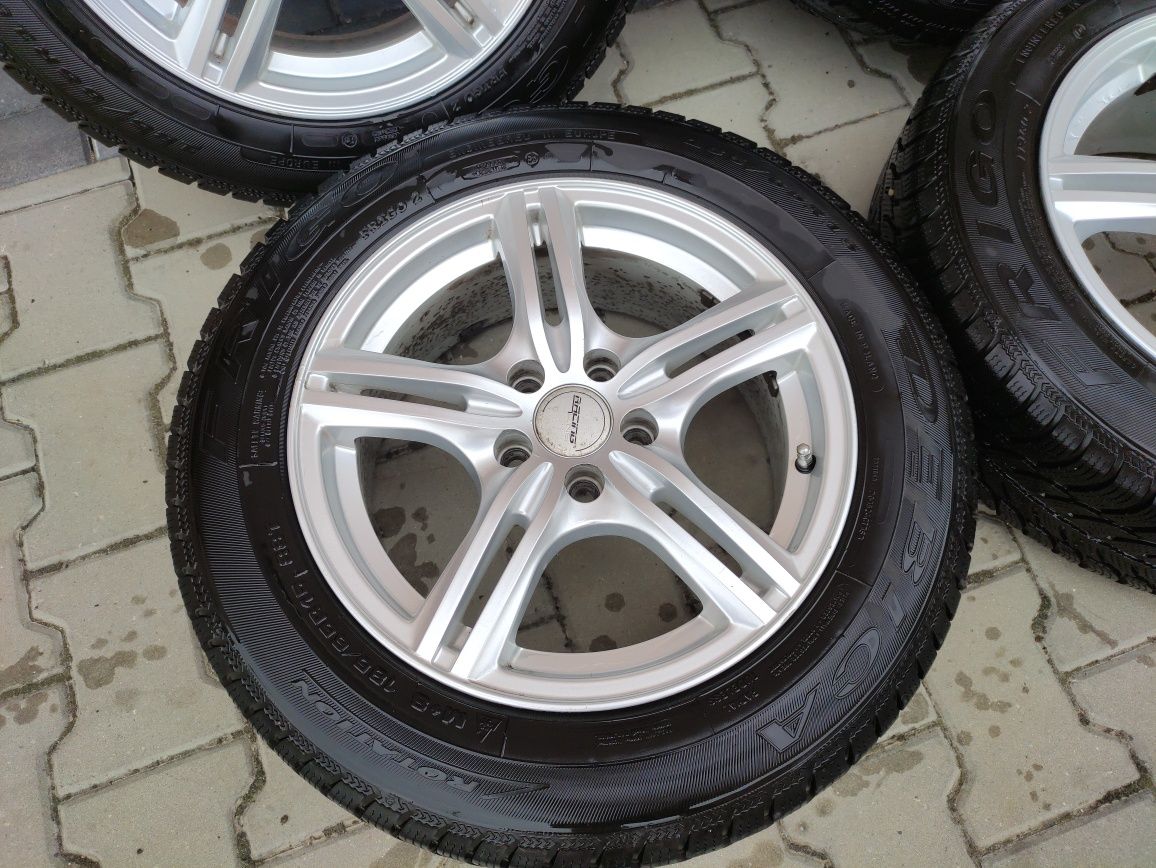 Koła zimowe 15" 5x100 z oponami 185/65 Seat Ibiza, VW Polo,Golf IV