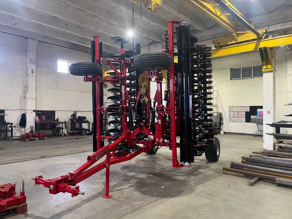 Лущильник дисковий причіпний 6,0 м демпфер диск хвилястий коток STS