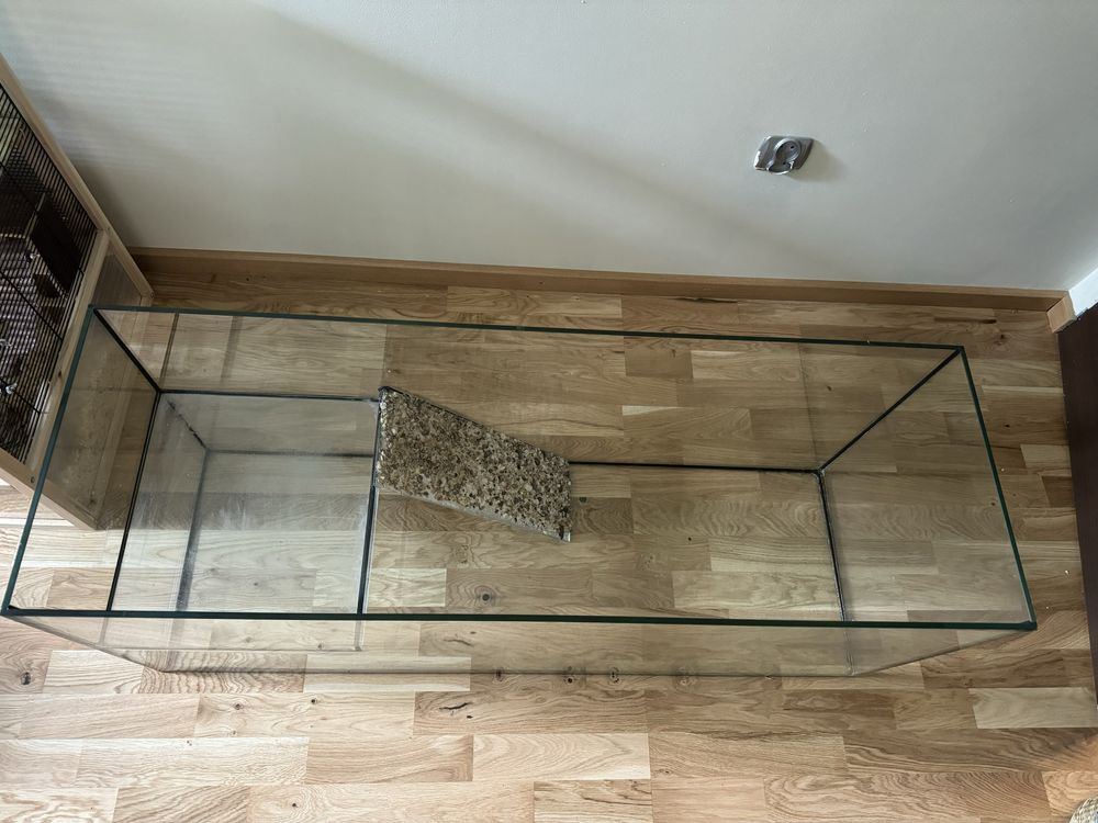Akwarium z półką 120x40x50