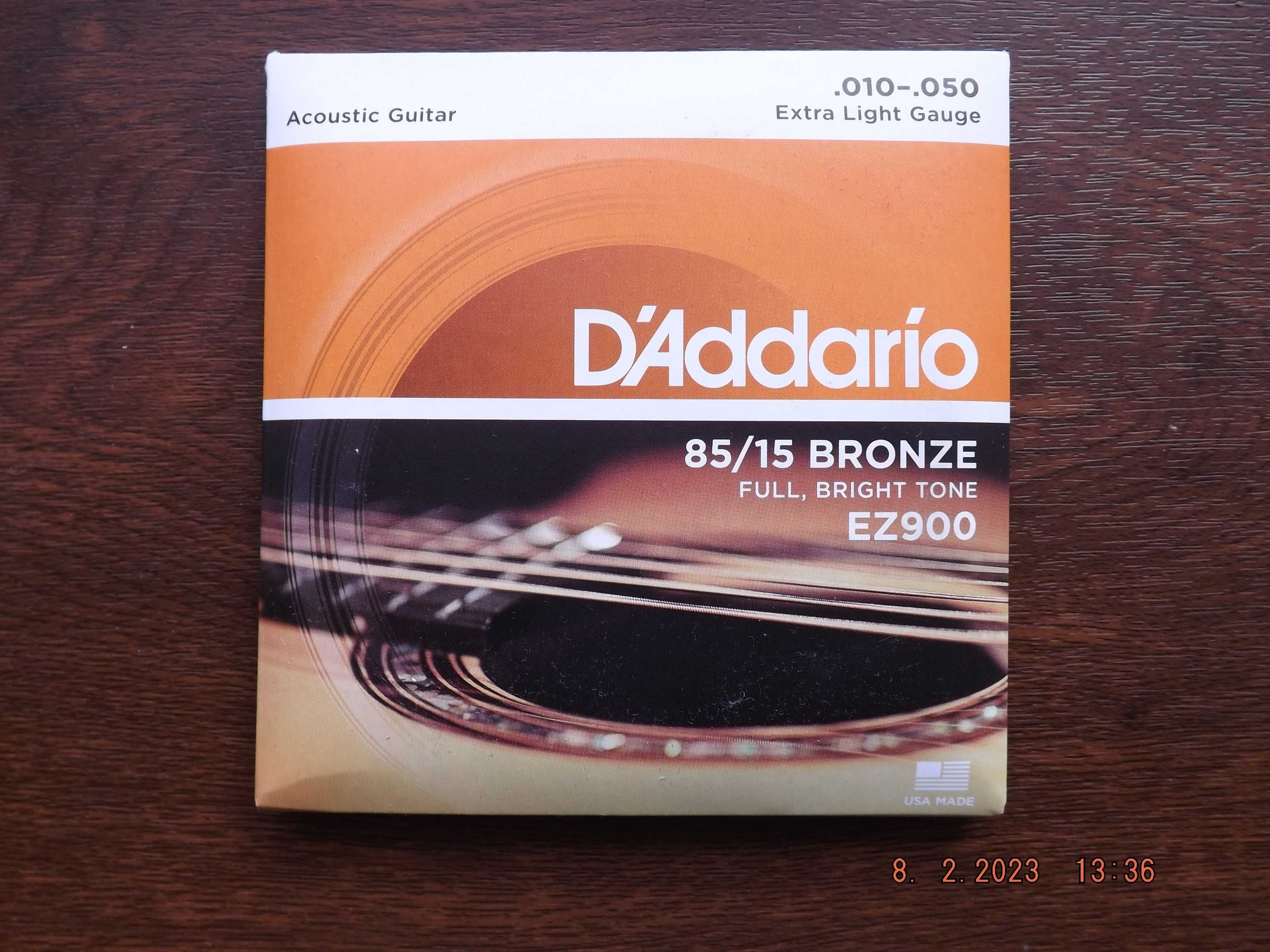 Struny D'Addario EZ900 do gitary akustycznej 10-50