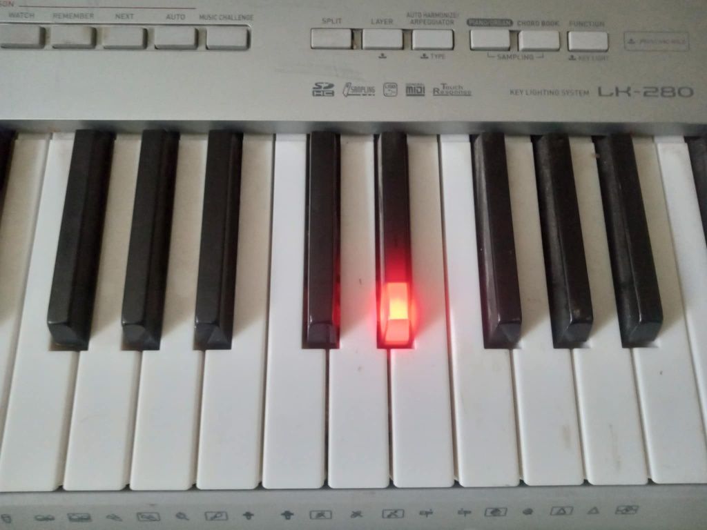 Casio keyboard lk 280