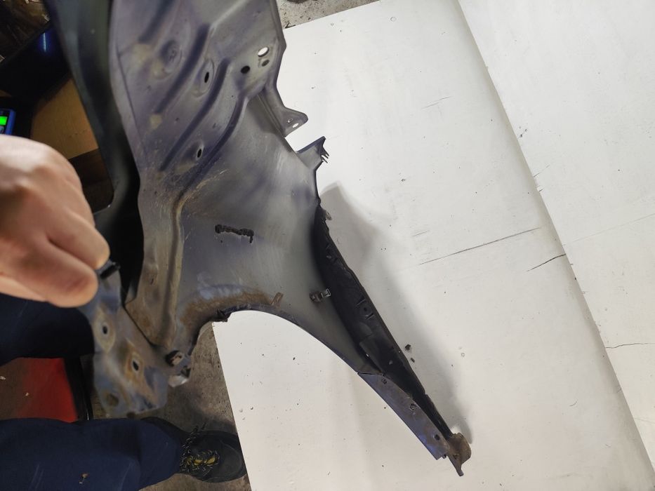 Mazda 6 II GH 08- Prawy Przód Przedni Błotnik Oryg WLKP Kolor 35J