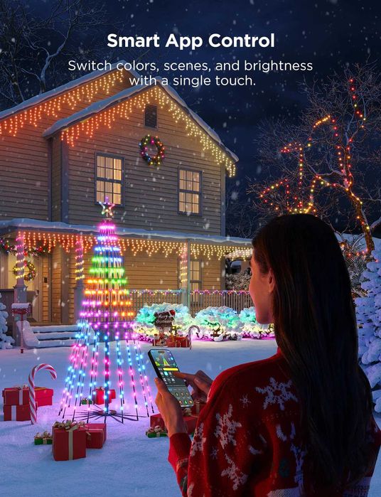 Govee Cone Tree Lights (LED ялинка для дому/вулиці)