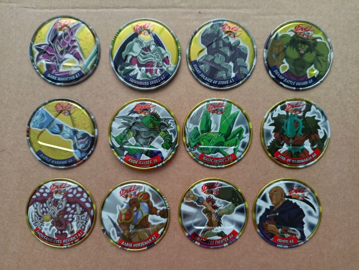 Yu Gi Oh Duel TAZO metalowe na sztuki