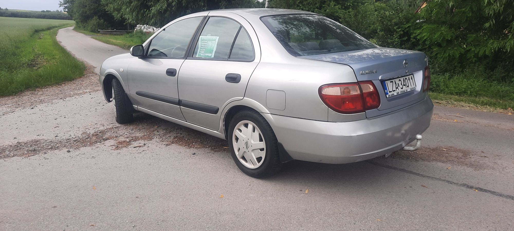 Nissan almera 1.5 gaz sprawna klimatyzacja