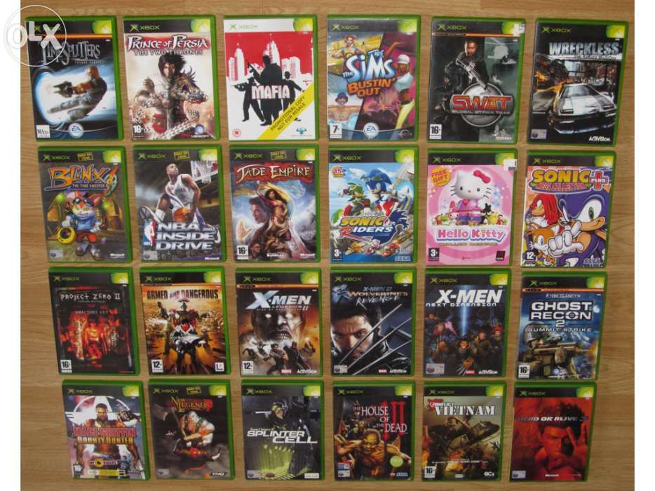 Xbox: Consola Cristal / 200++ Jogos Originais, Comando, +++