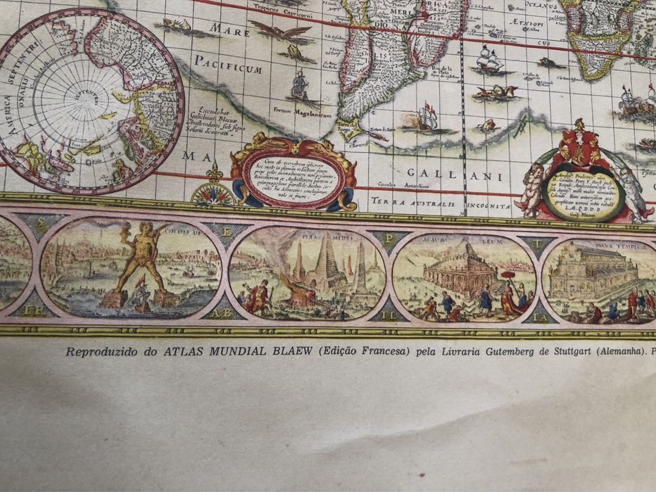 Atlas mundial Blaew (edicao francesa) publicado em Amsterdao em 1645