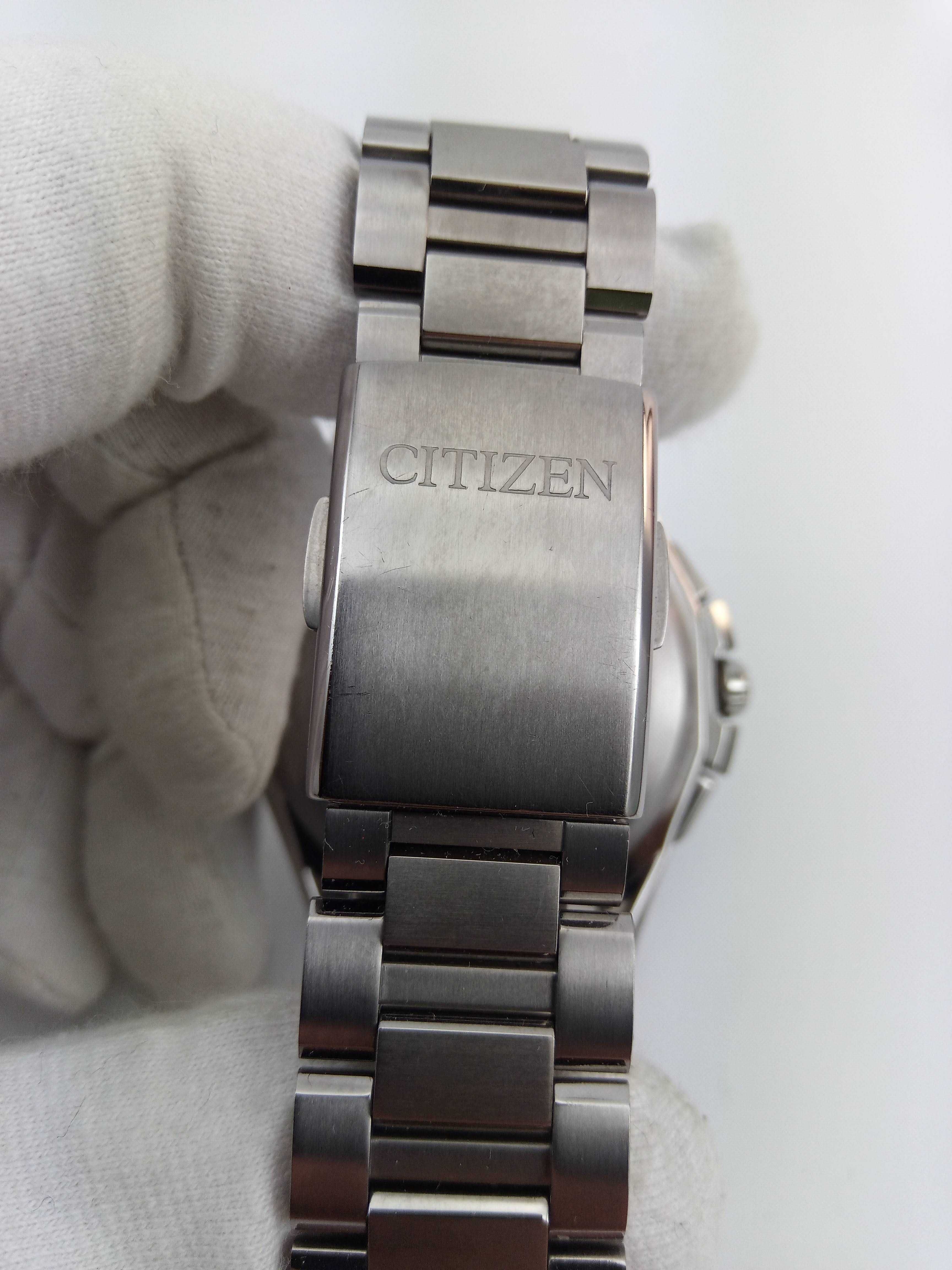 Citizen GPS Attesa CC9015-54E Eco-Drive титан вечник будильник сапфир