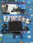Ps4 slim 1Tb + 5 jogos