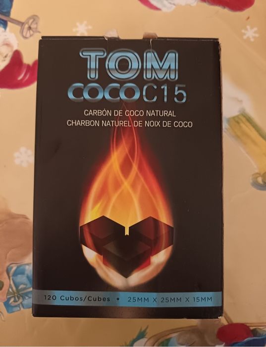 Cubos carvão shisha