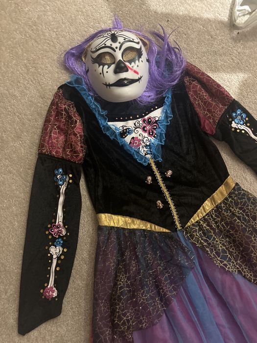 Stroj przebranie kostium halloween w stylu coco maska 44 xxl