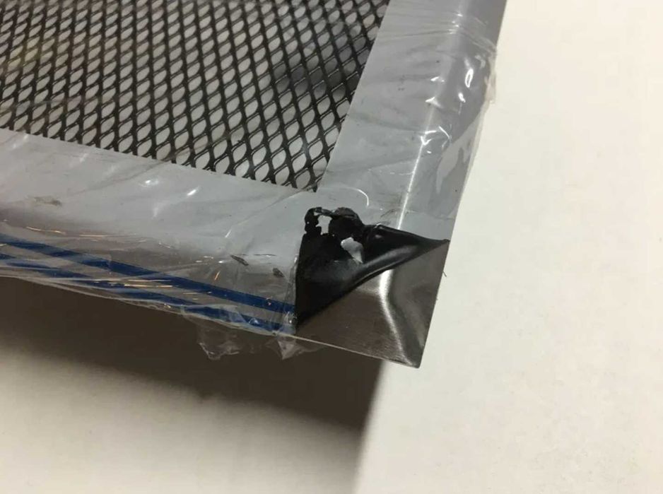 Kratka kominkowa 16 x 32 cm Inox