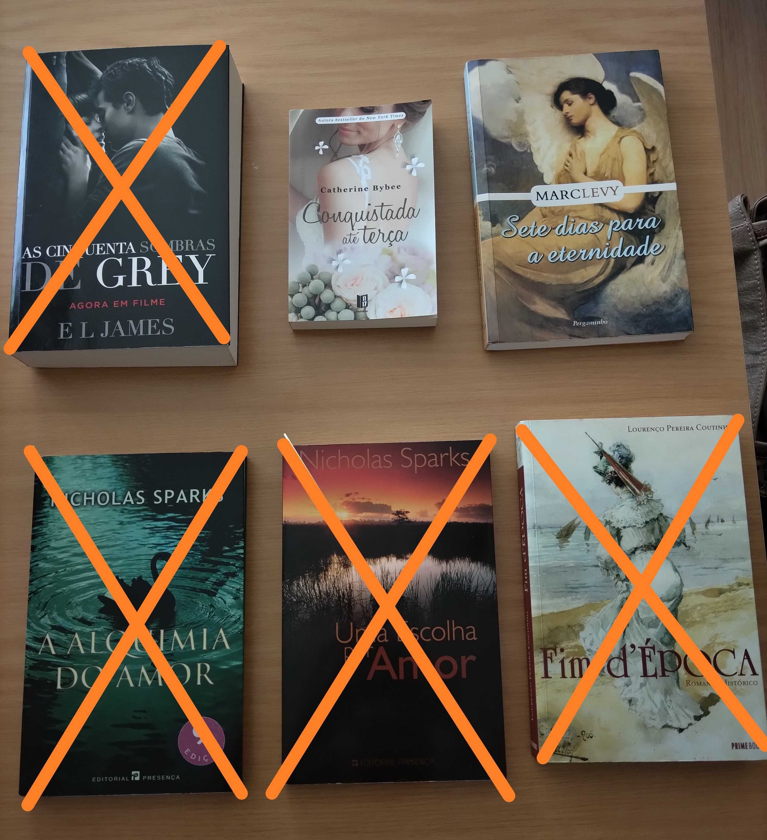 Diversos livros entre 3,5€ e 7,5€
